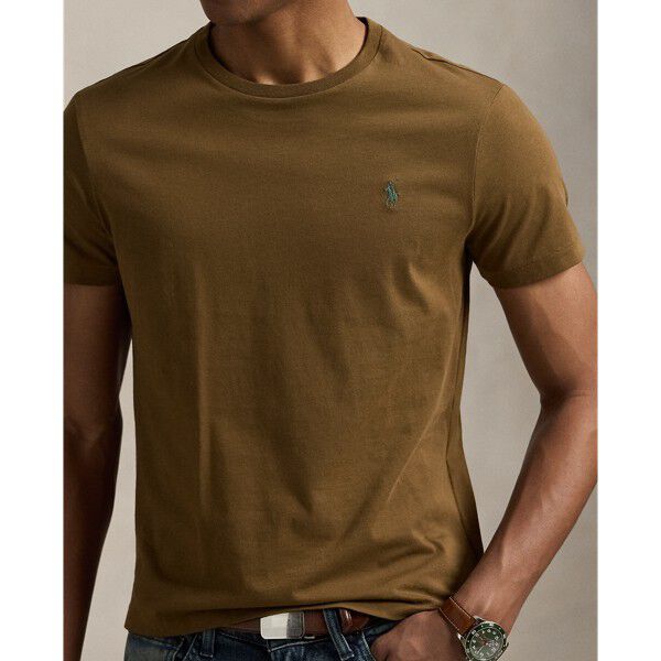 Custom Slim Fit Jersey Crewneck T-Shirt