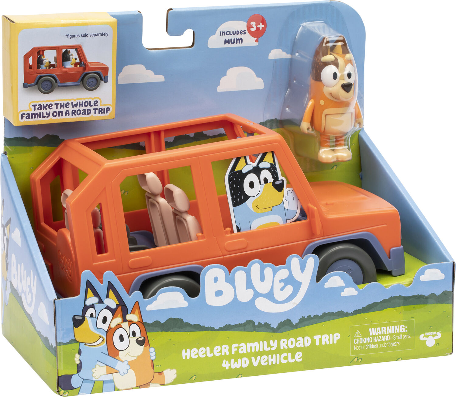 BLUEY Heeler Family Road