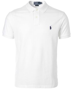 Slim Fit Mesh Polo Shirt