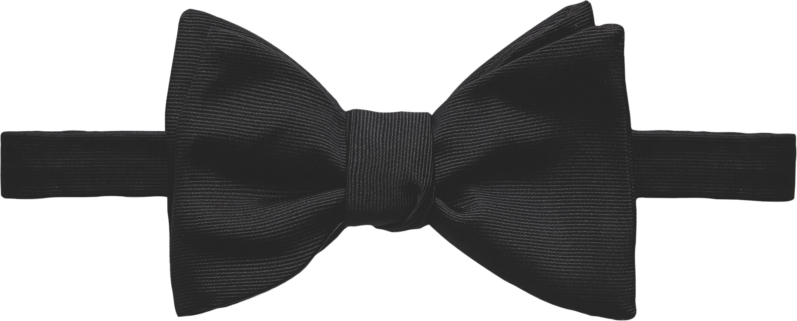 Black Silk Bow Tie