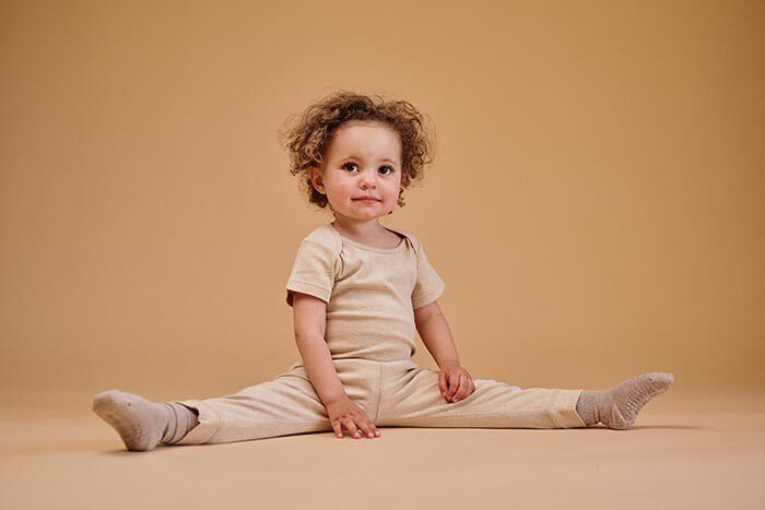 Hazel Body Kort&aelig;rmet - Plantefarvet