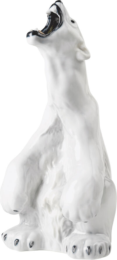 Figurine Isbjørn, brølende 33,5 cm