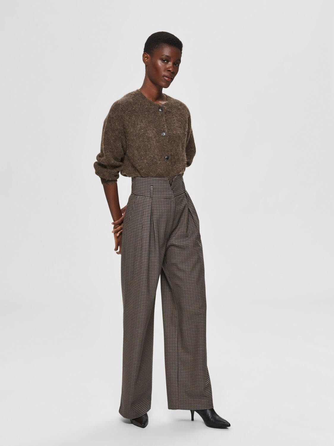 SLFLULU LS ALPACA BLEND KNIT SHORT CARDIGAN NOOS