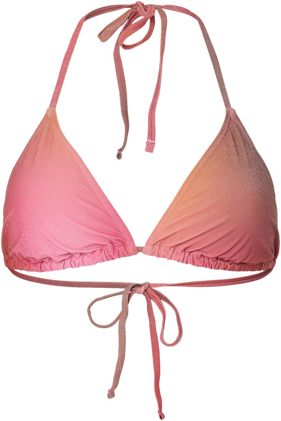 PCLAOMI LUREX BIKINI TRIANGLE TOP