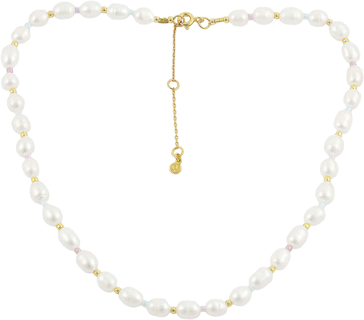 Pastel pearl necklace