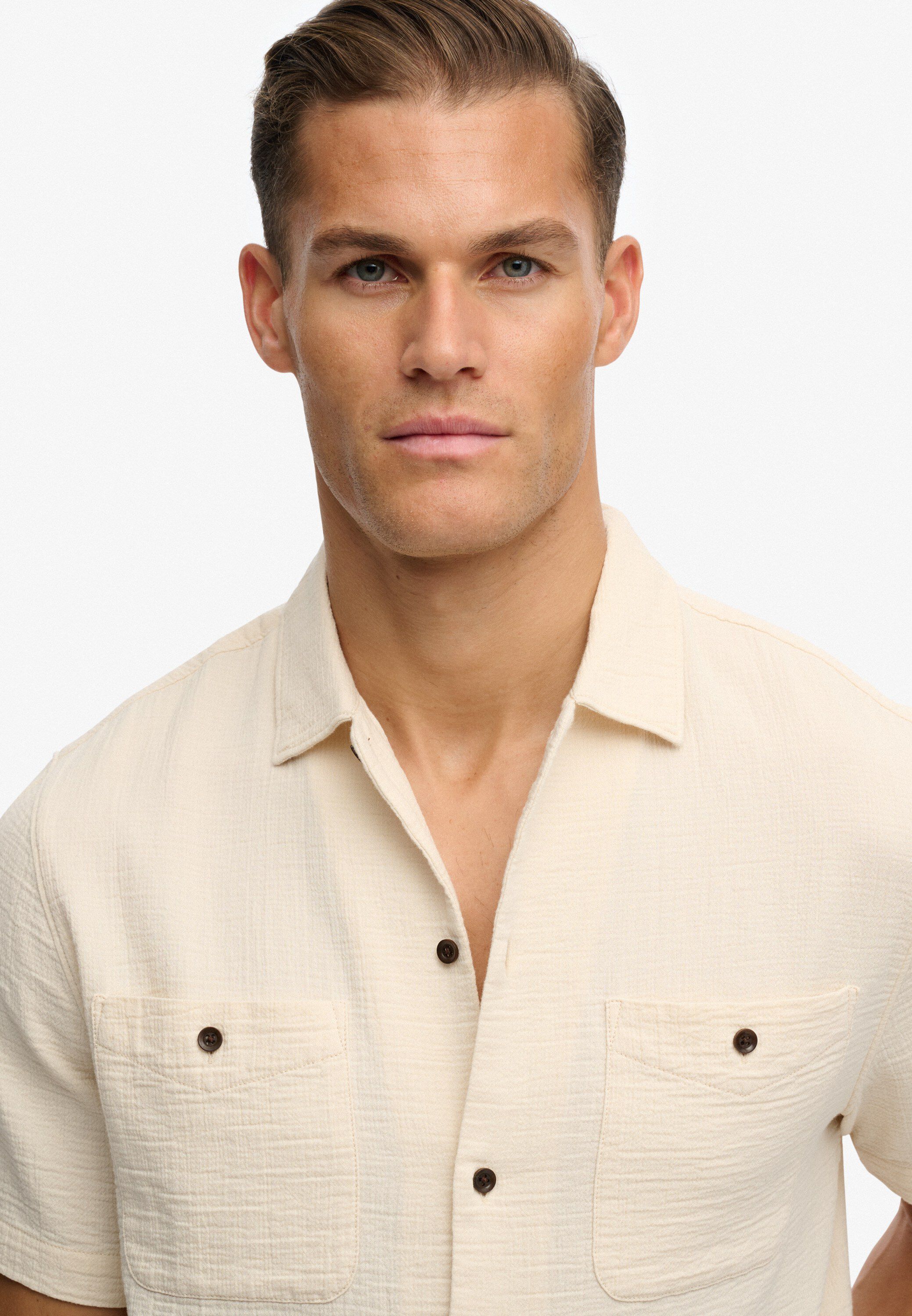 MERCHANT TEXTURED S/S SHIRT