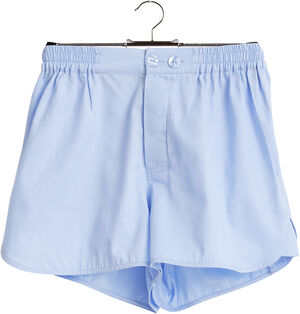 Outline Pyjama Shorts-M/L-Soft blue