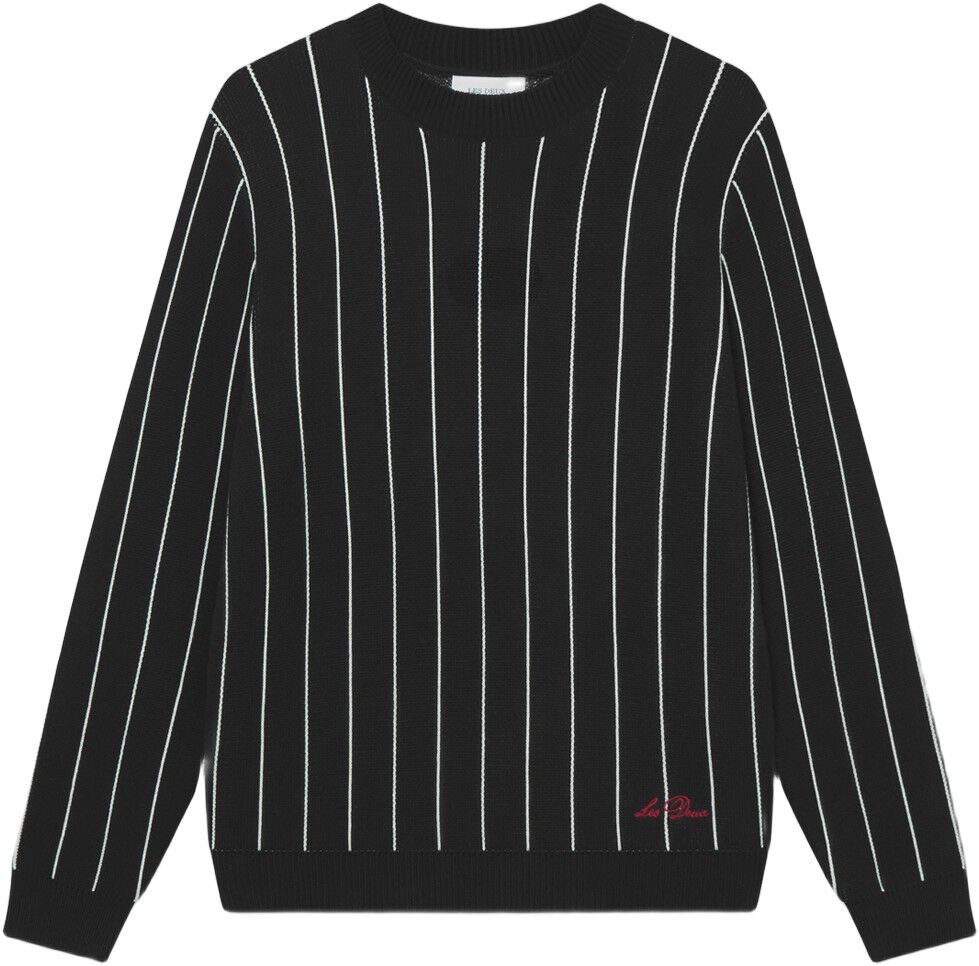 Gaston Jacquard Pinstripe Knit