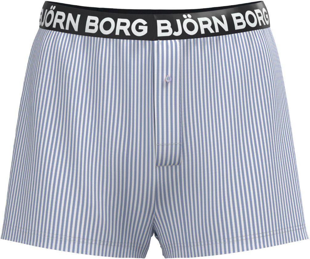 COTTON STRETCH LOGO WOVEN BOXER SHO