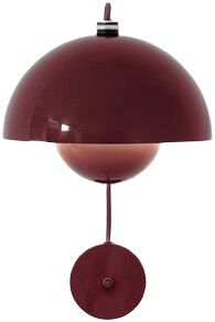 Flowerpot Wall Lamp VP8 Dark Plum