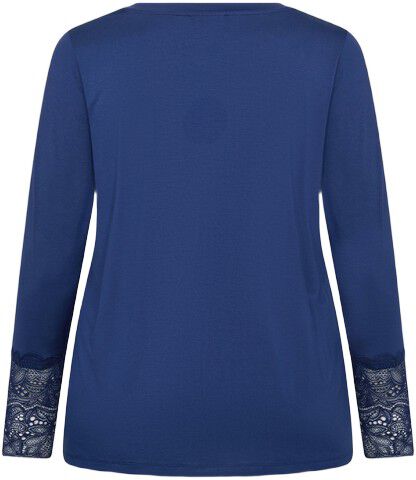 Curvy WA-STELLA 24 Bluse Bl&aring;