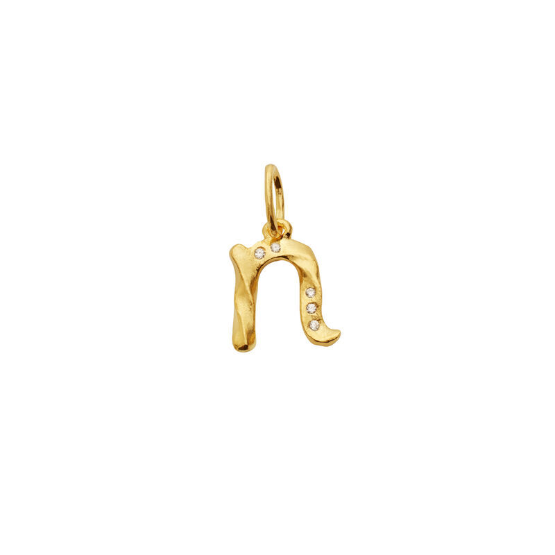Alphabet Pendant Gold