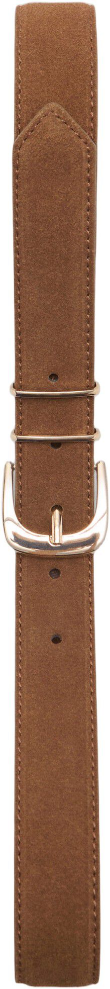 Suede belt