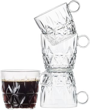 Picnic Juni coffee mug, 4-pcs 6 Clear