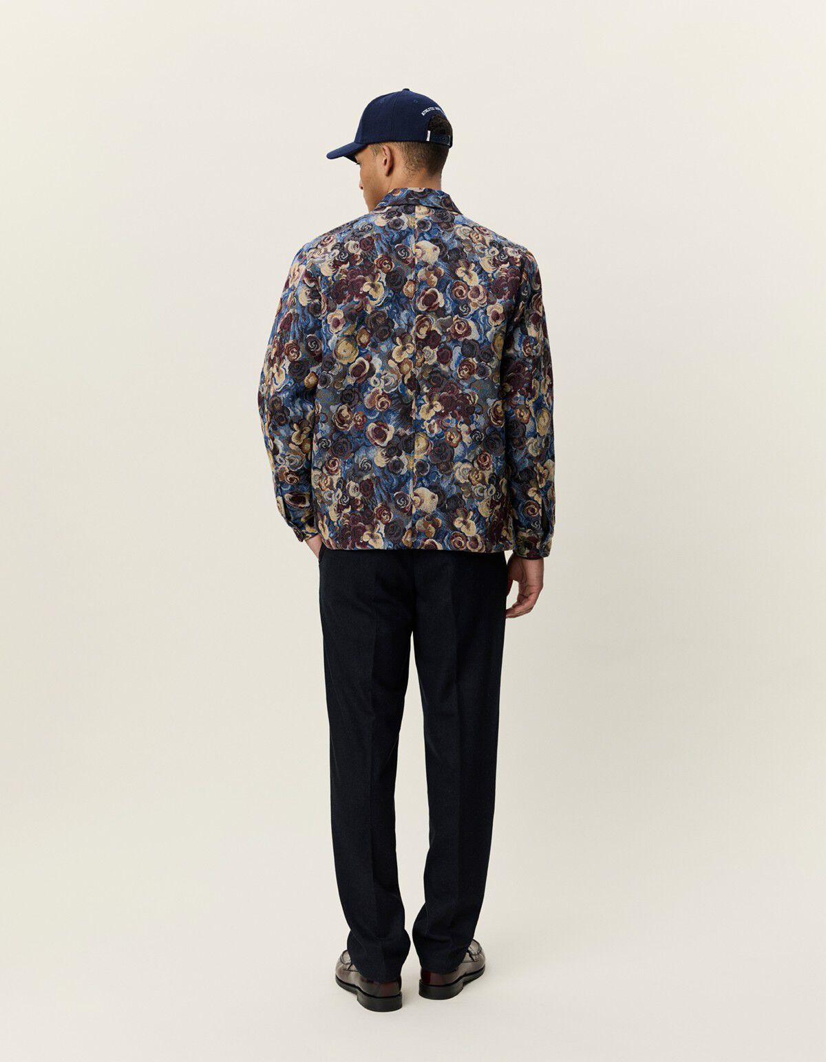 Flower Jacquard Overshirt
