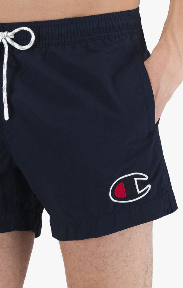 Satin C Logo badeshorts