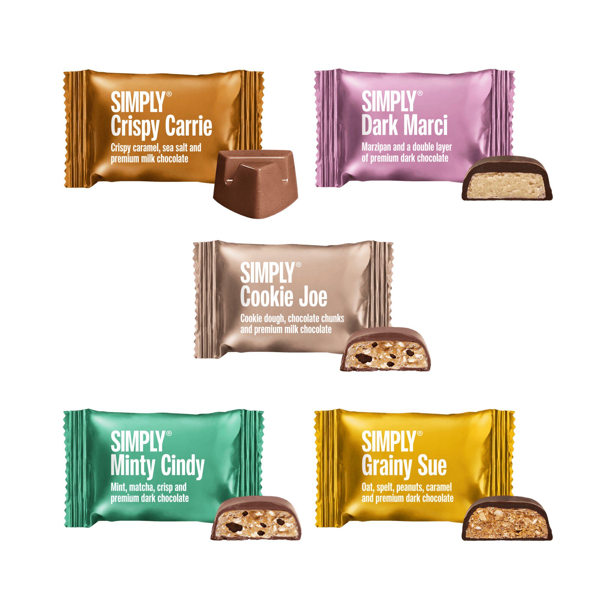 Simply&reg; THE MIXED EDITION p&aring;ske&aelig;g (250g)