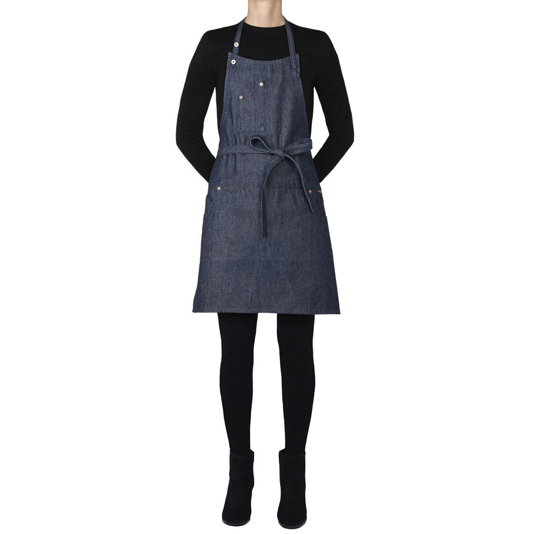 Five Pockets Apron , Comfort Fit, Denim Brut