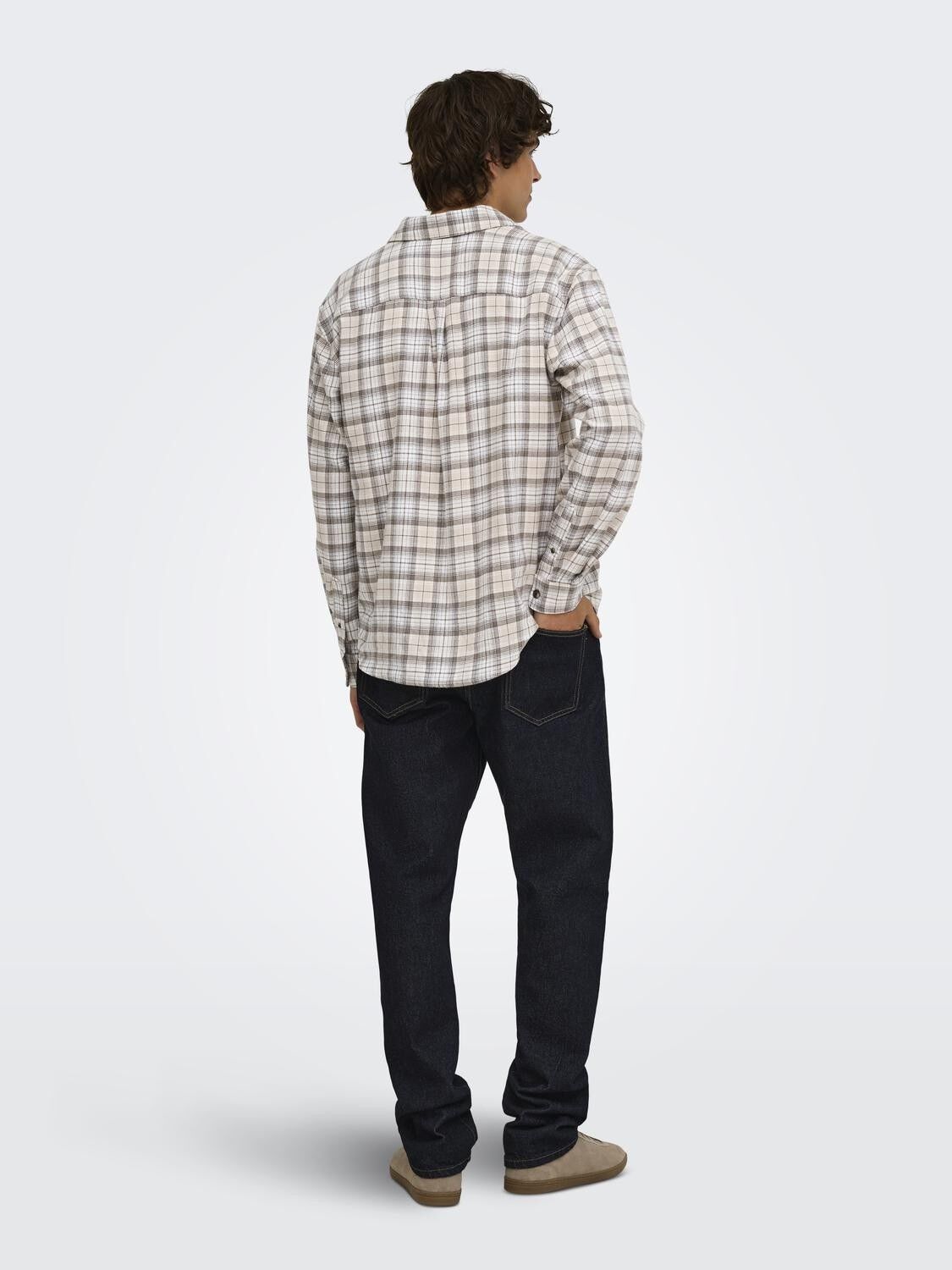 Onsgudmund Loose Ls Checked Shirt