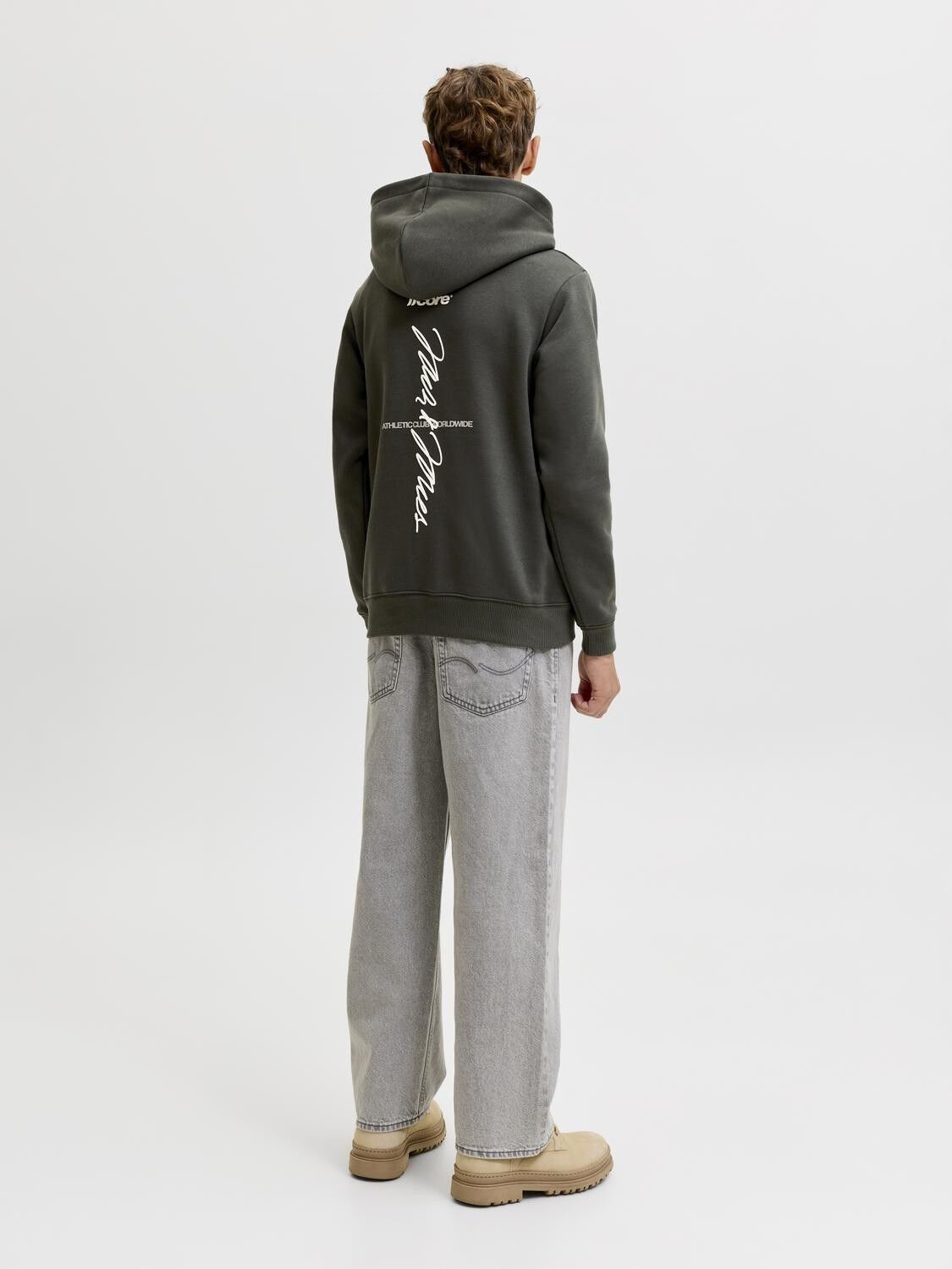 JCOCLUB BACK SCRIPT SWEAT HOOD SN J