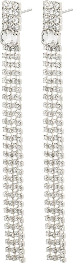 AVERIE crystal earrings silver-plated