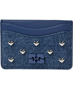 Card Holder Heart Studs