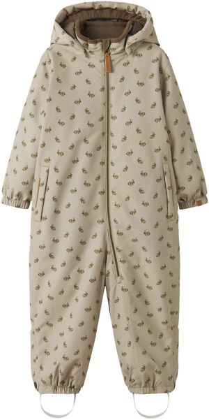 NMFLASNOW10 SNOWSUIT AOP FO LIL