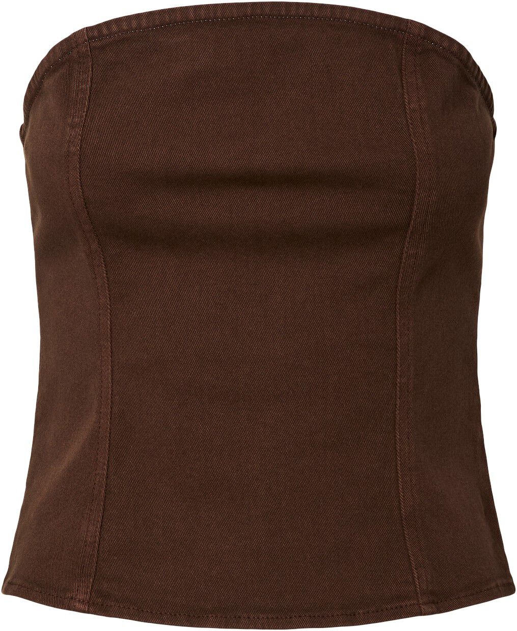PCSALUME DENIM CORSET TOP