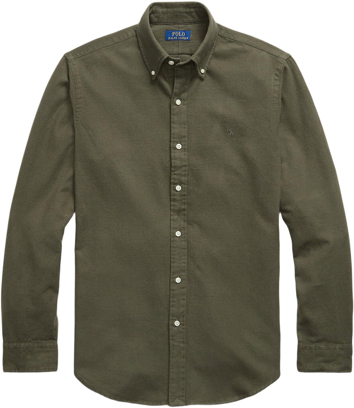 Custom Fit Brushed Flannel Shirt