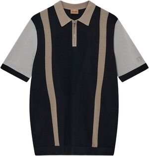 MMGJustin Zip SS Knit Polo