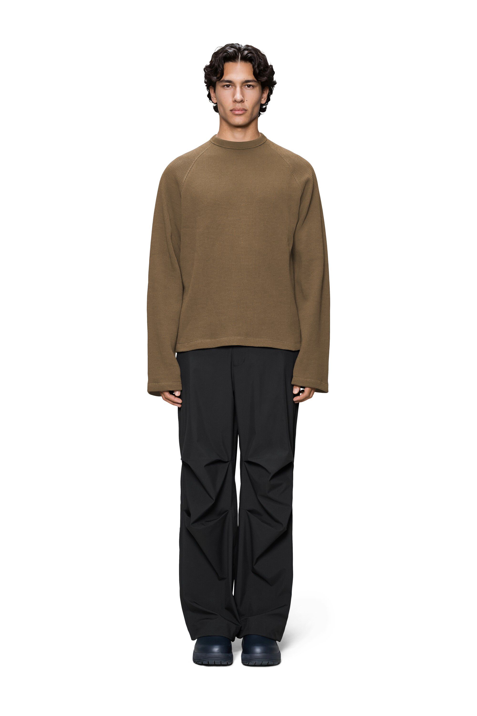 Waffle Long Sleeve T-Shirt Rains