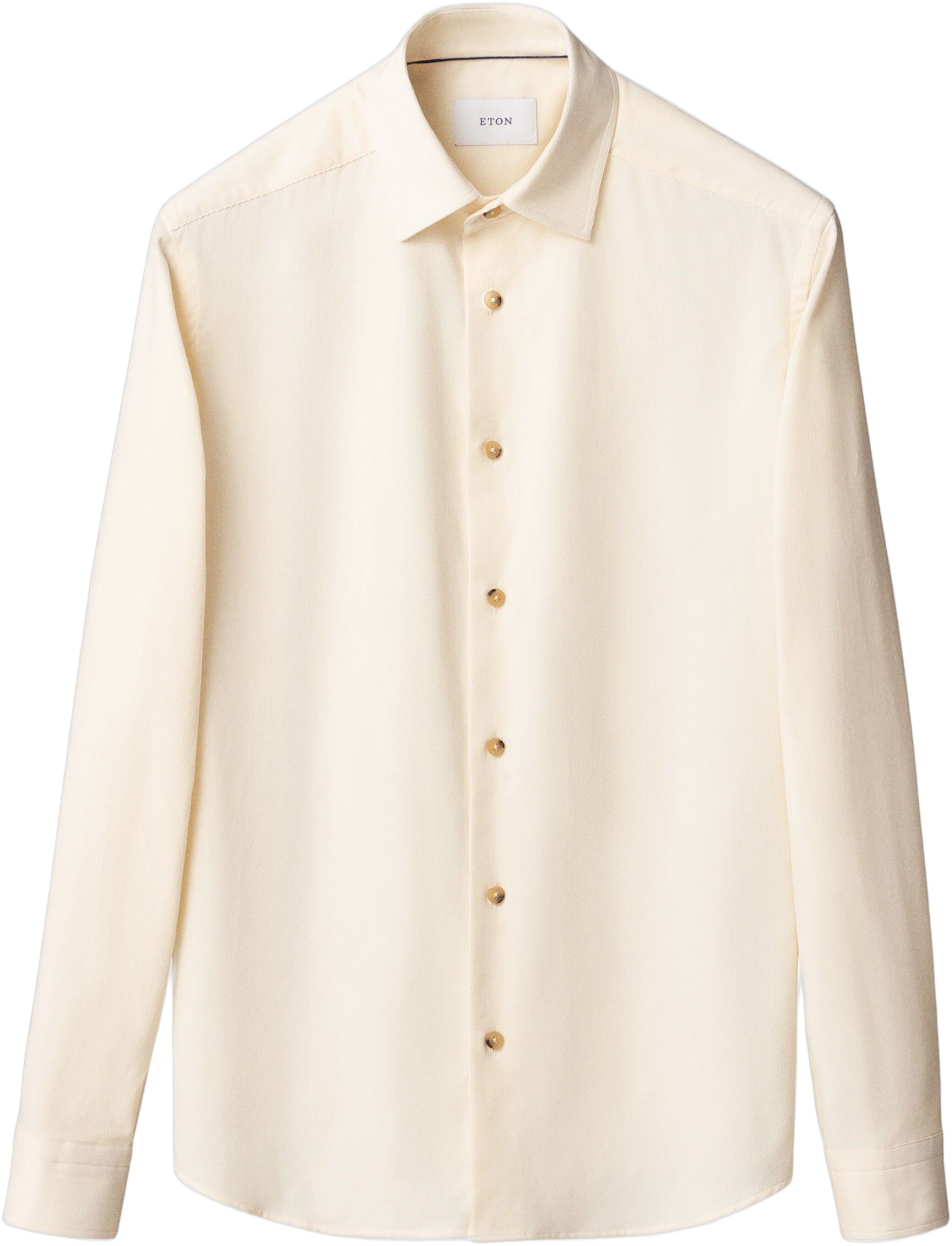 Casual Fit Solid Corduroy Shirt