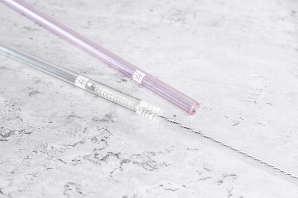 Sorrento Sugerør i glas, klar