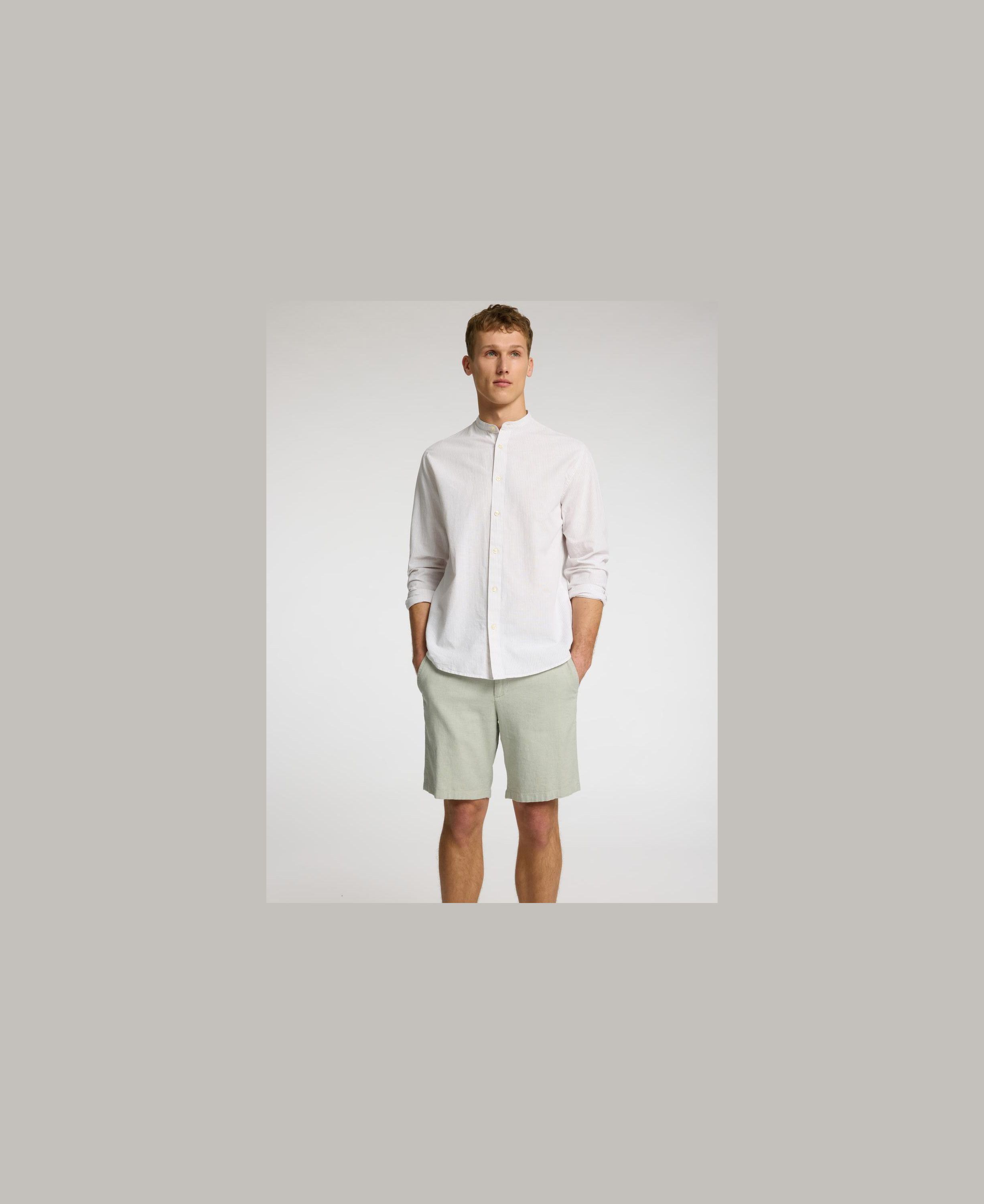 SLHREGULAR-BRODY LINEN SHORTS NOOS