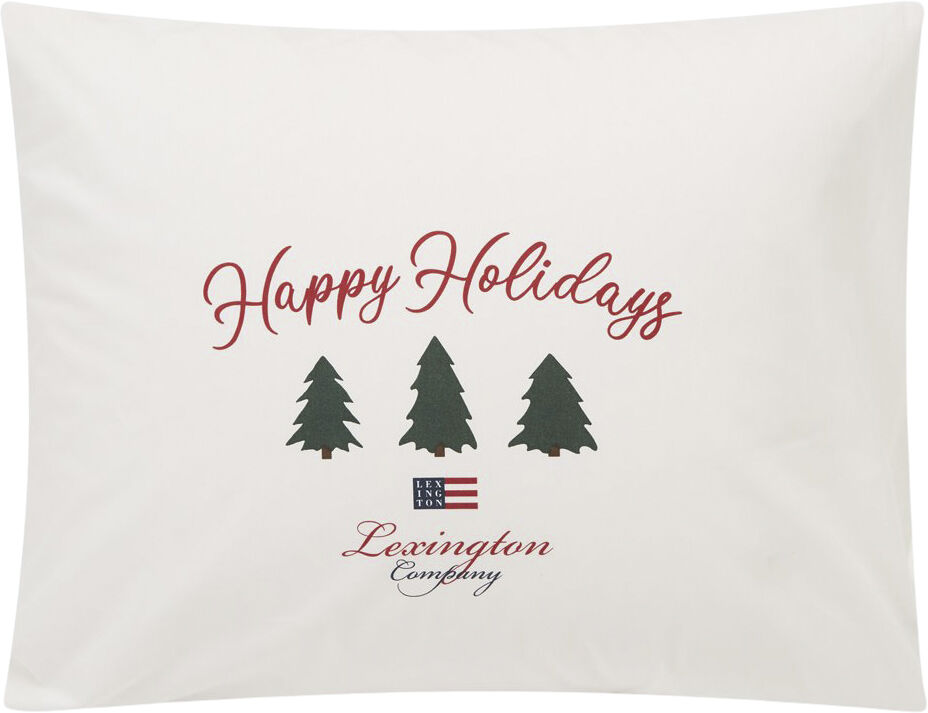 Holiday Printed Cotton Poplin Pillowcase