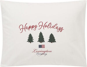 Holiday Printed Cotton Poplin Pillowcase