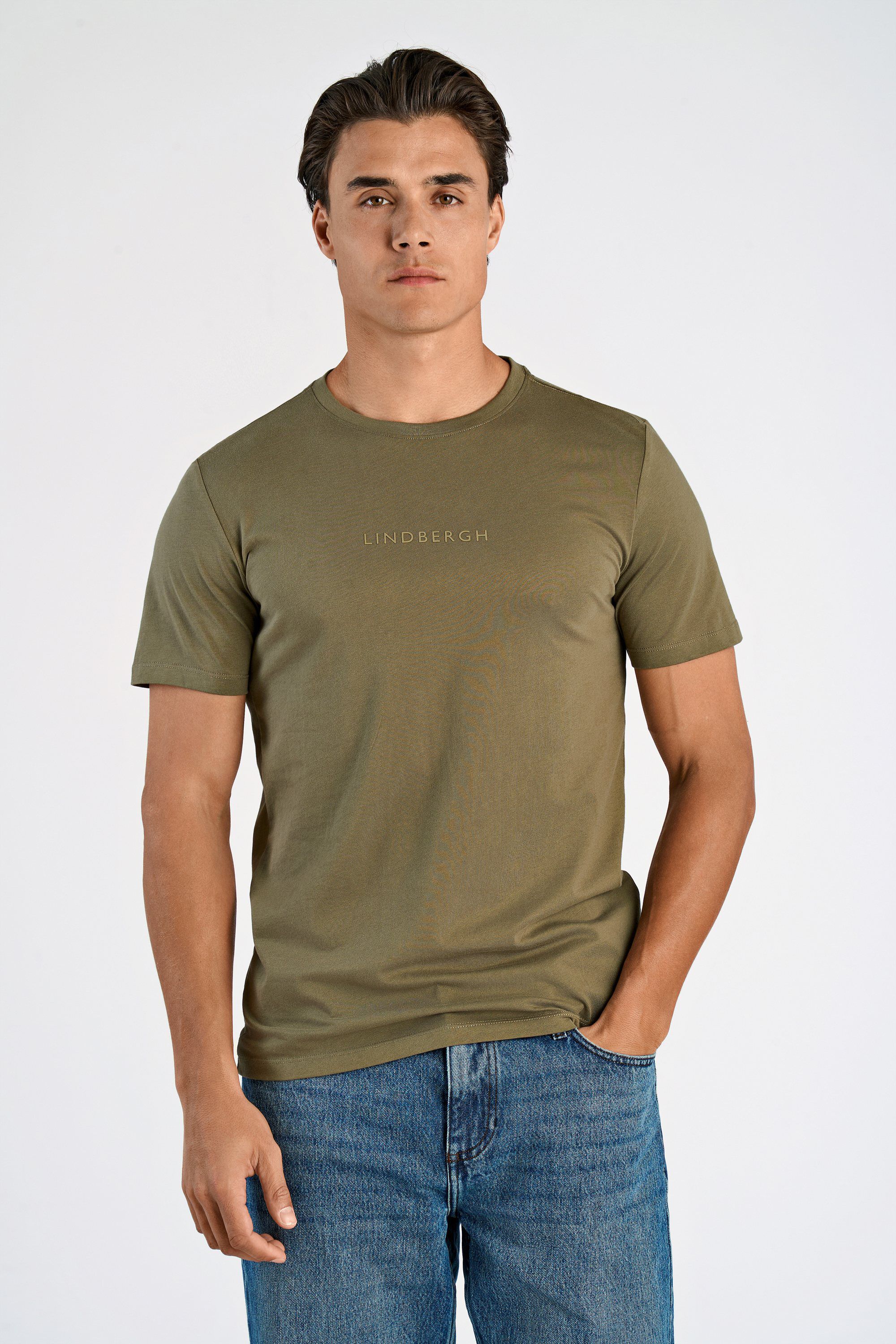 Lindbergh print tee S/S