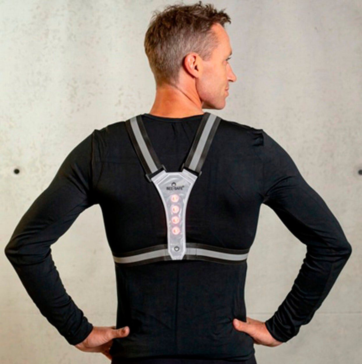 Refleks Vest med LED Lys