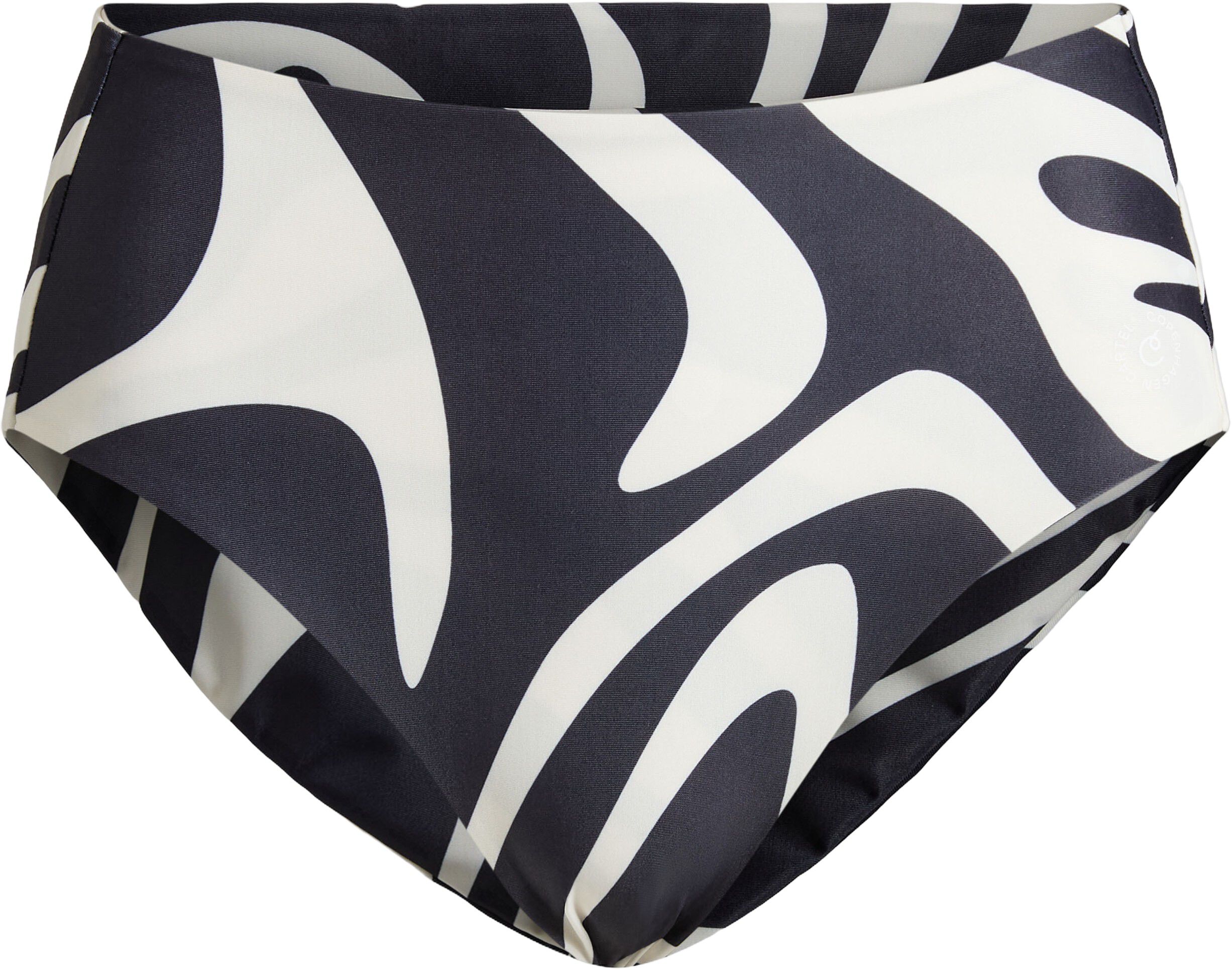 Ubud h&oslash;jtaljet bikini underdel - Zebra Print Nero