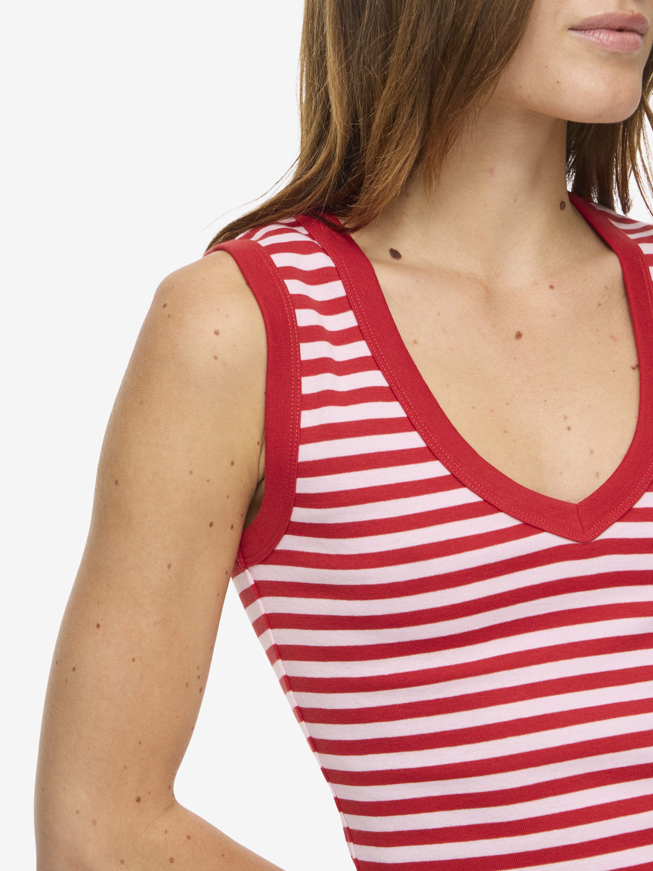 Nmstormi S/L V-Neck Top Tnt/18