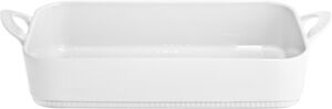 Fad Toulouse 2,2 liter 31 x 18 cm Hvid Ovnfast porcelæn