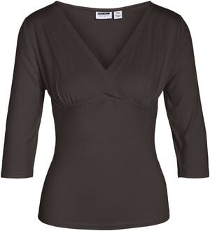 NMJUNE 3/4 V-NECK TOP