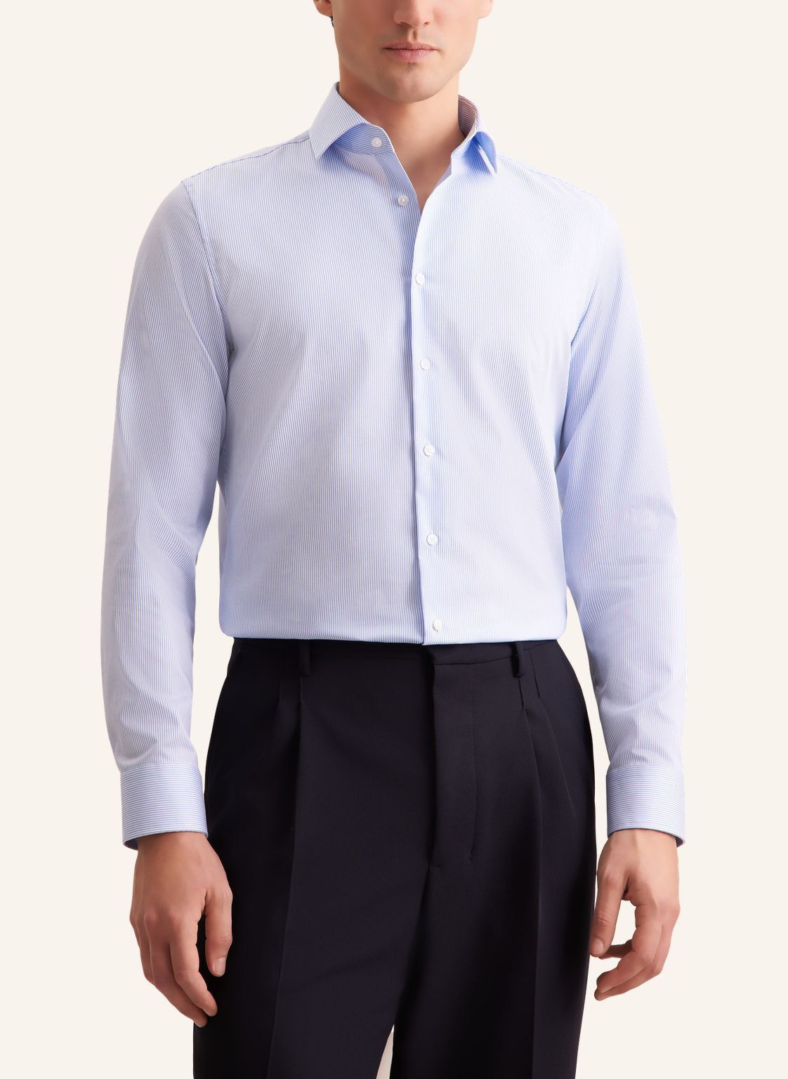 Business shirt Slim 1/1 Kent-Collar Stripes
