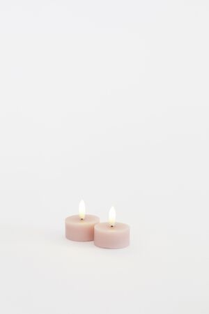 Sille Fyrfadslys 2 stk. sæt, Ø4,5XH2,2cm