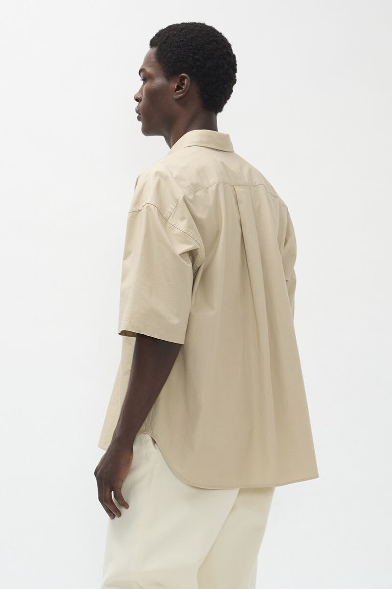Espevik Oversized Faded Pigment Dyed Ss Shirt