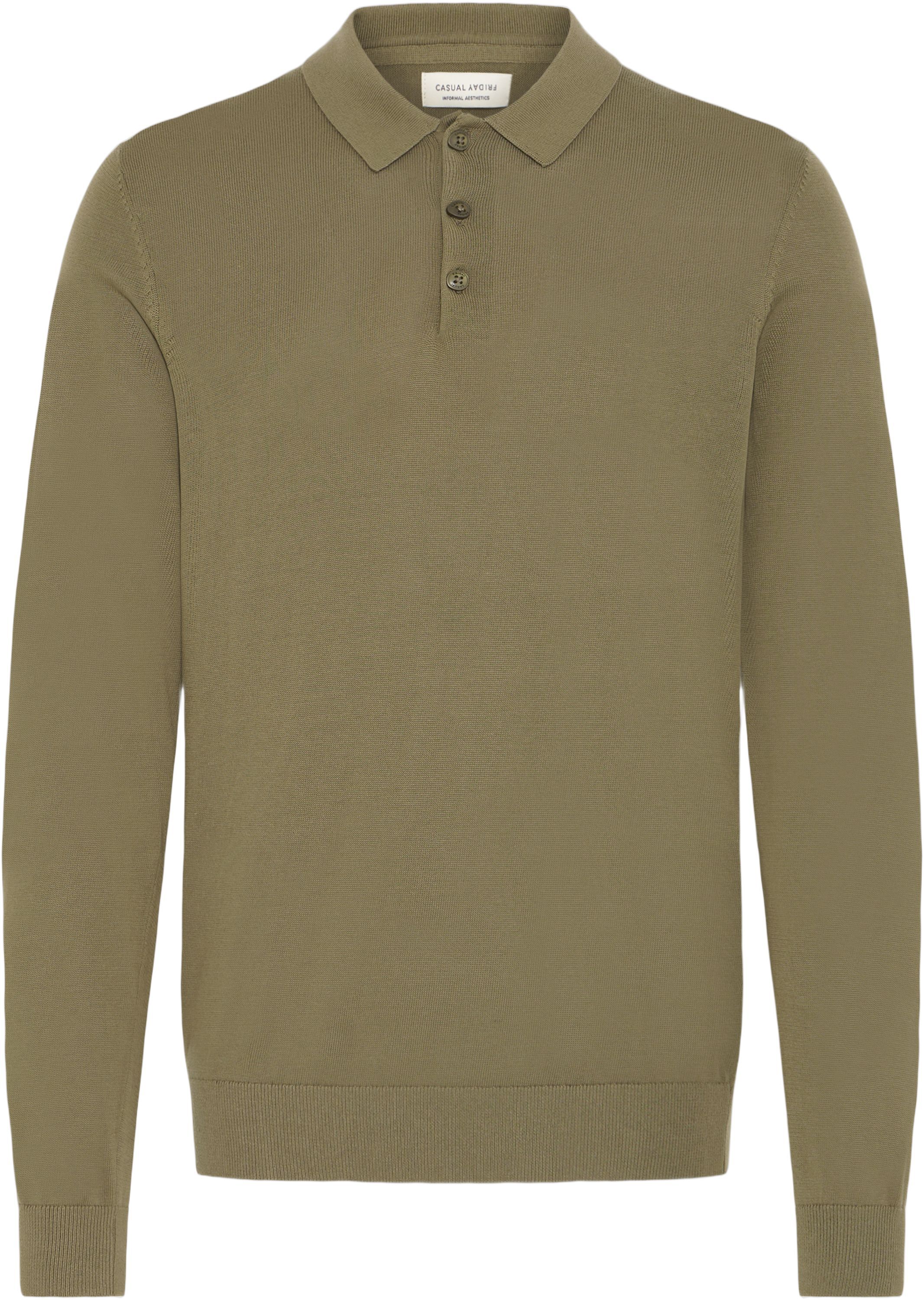 CFOSVALD fine knitted polo knit