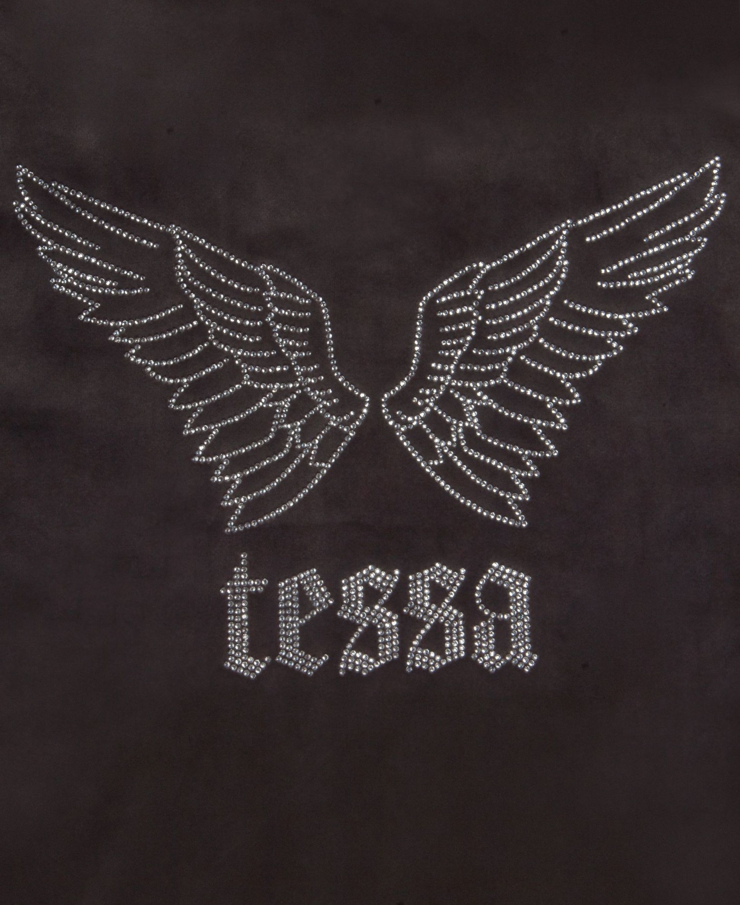 Tessa x Juicy - velour hoodie m. diamanter