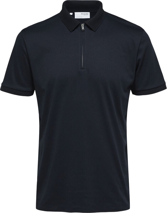 SLHFAVE ZIP SS POLO NOOS