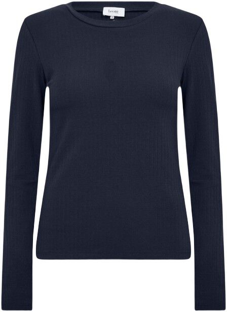 LR-NEDDIE 4 T-shirt M&oslash;rk bl&aring;