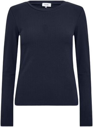 LR-NEDDIE 4 T-shirt Mørk blå
